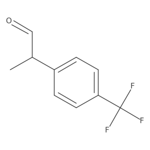 2-[4-(Trifluoromethyl)phenyl]propanal Structure
