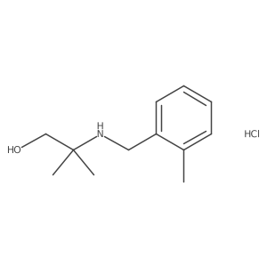 2-Methyl-2-[(2-methylbenzyl)amino]-1-propanol hydrochloride Structure