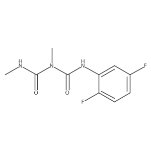 1-[(2,5-Difluorophenyl)carbamoyl]-1,3-dimethylurea Structure