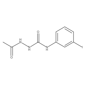 1-Acetamido-3-(3-iodophenyl)urea Structure
