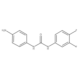 1-(4-Aminophenyl)-3-(3,4-difluorophenyl)urea结构式