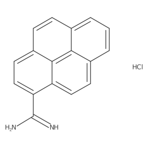 Pyrene-1-carboxamidine, hydrochloride Structure