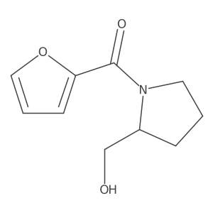 Furan-2-yl-[2-(hydroxymethyl)pyrrolidin-1-yl]methanone结构式
