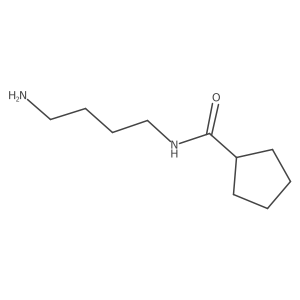 N-(4-aminobutyl)cyclopentanecarboxamide Structure