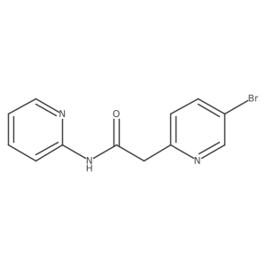 2-(5-Bromopyrid-2-yl)-N-pyrid-2-ylacetamide Structure