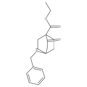 Ethyl 4-(benzylamino)-2-oxobicyclo[2.2.2]octane-1-carboxylate结构式