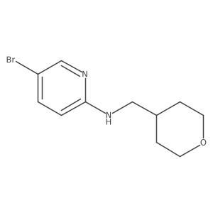 5-Bromo-N-(tetrahydro-2H-pyran-4-ylmethyl)-2-pyridinamine Structure