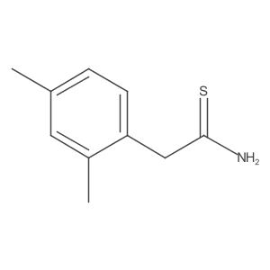 2-(2,4-Dimethylphenyl)ethanethioamide结构式