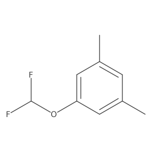 1-(Difluoromethoxy)-3,5-dimethylbenzene Structure