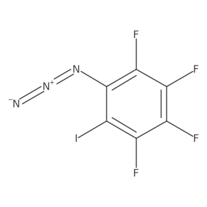 1-Azido-2,3,4,5-tetrafluoro-6-iodobenzene Structure