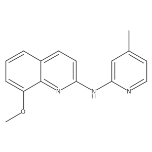 8-Methoxy-N-(4-methyl-2-pyridinyl)-2-quinolinamine Structure