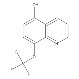 8-(Trifluoromethoxy)quinolin-5-ol结构式