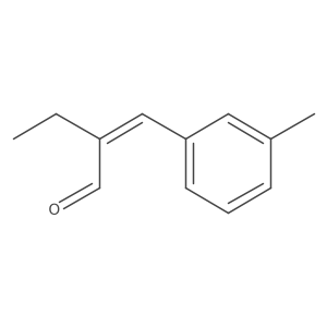 2-Ethyl-3-(3-methylphenyl)propenal结构式