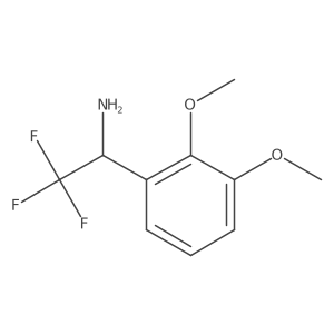 1-(2,3-Dimethoxy-phenyl)-2,2,2-trifluoro-ethylamine结构式