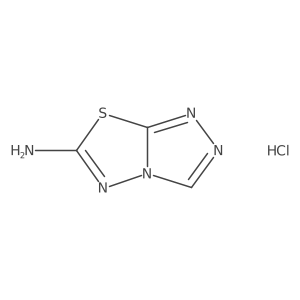 [1,2,4]Triazolo[3,4-b][1,3,4]thiadiazol-6-amine hydrochloride结构式