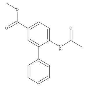 Methyl 6-acetamido-[1,1'-biphenyl]-3-carboxylate Structure