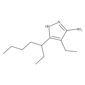 4-ethyl-3-(heptan-3-yl)-1H-pyrazol-5-amine Structure