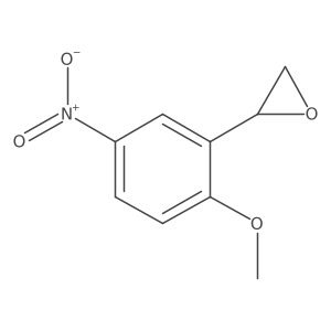 2-(2-Methoxy-5-nitrophenyl)oxirane Structure