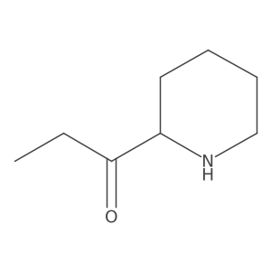 1-[(2S)-Piperidin-2-YL]propan-1-one结构式