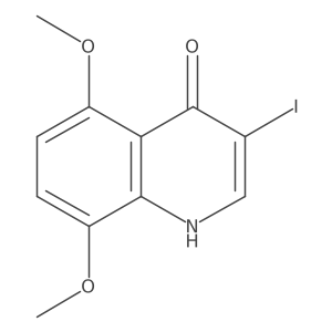 3-Iodo-5,8-dimethoxyquinolin-4(1H)-one Structure