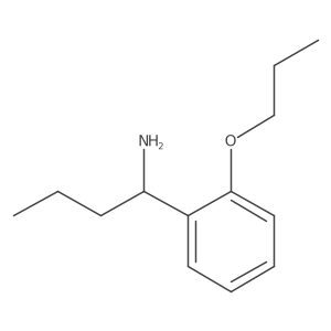 1-(2-Propoxyphenyl)butan-1-amine Structure