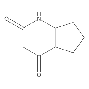 Tetrahydro-1H-cyclopenta[b]pyridine-2,4(3H,4aH)-dione结构式