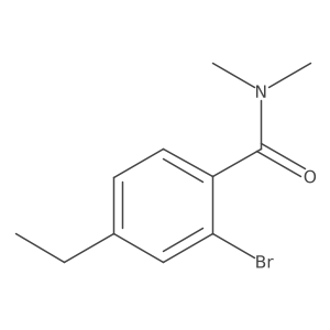 Benzamide, 2-bromo-4-ethyl-N,N-dimethyl-结构式
