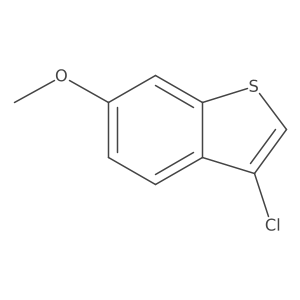 3-Chloro-6-methoxybenzo[b]thiophene结构式