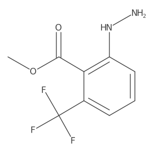 Methyl 2-hydrazinyl-6-(trifluoromethyl)benzoate Structure