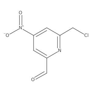 6-(Chloromethyl)-4-nitropyridine-2-carbaldehyde Structure