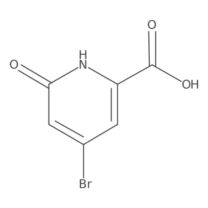 4-Bromo-6-hydroxypicolinic acid Structure