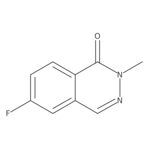 6-Fluoro-2-methyl-1,2-dihydrophthalazin-1-one结构式