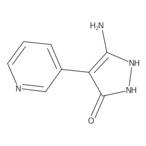 5-amino-4-(pyridin-3-yl)-1H-pyrazol-3-ol Structure