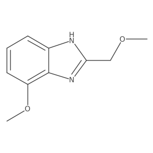 4-methoxy-2-(methoxymethyl)-1H-benzo[d]imidazole结构式