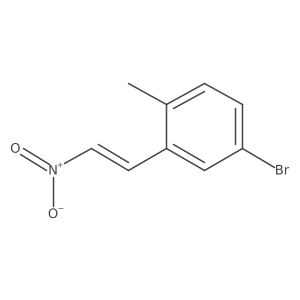 4-Bromo-1-methyl-2-(2-nitroethenyl)benzene结构式