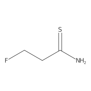 3-Fluoropropanethioamide Structure