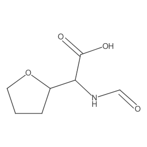 2-Formamido-2-(oxolan-2-yl)acetic acid结构式