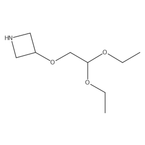3-(2,2-Diethoxyethoxy)azetidine Structure