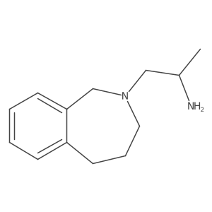 (R)-1-(4,5-dihydro-1h-benzo[c]azepin-2(3h)-yl)propan-2-amine Structure