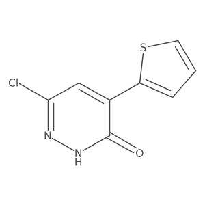 6-Chloro-4-thiophen-2-yl-2H-pyridazin-3-one结构式