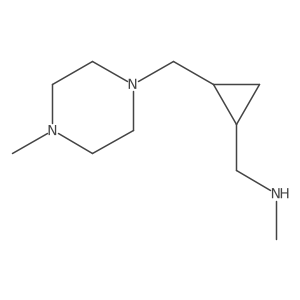 Methyl-[2-(4-methyl-piperazin-1-ylmethyl)-cyclopropylmethyl]-amine Structure