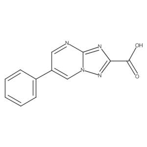 6-Phenyl-[1,2,4]triazolo[1,5-a]pyrimidine-2-carboxylic acid结构式