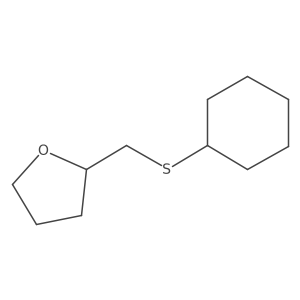 2-[(Cyclohexylthio)methyl]tetrahydrofuran结构式