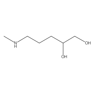 5-(Methylamino)pentane-1,2-diol结构式