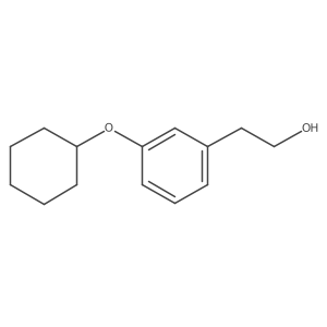 2-(3-(Cyclohexyloxy)phenyl)ethanol结构式