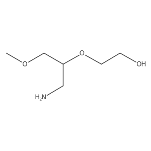 2-[(1-Amino-3-methoxypropan-2-yl)oxy]ethan-1-ol结构式