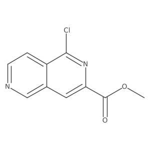 Methyl 1-chloro-2,6-naphthyridine-3-carboxylate结构式