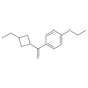 (6-Ethoxypyridin-3-yl)(3-(fluoromethyl)azetidin-1-yl)methanone Structure