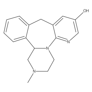 8-Hydroxymirtazapine, (S)-结构式