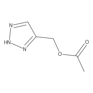 1H-1,2,3-triazole-5-methanol, 5-acetate结构式
